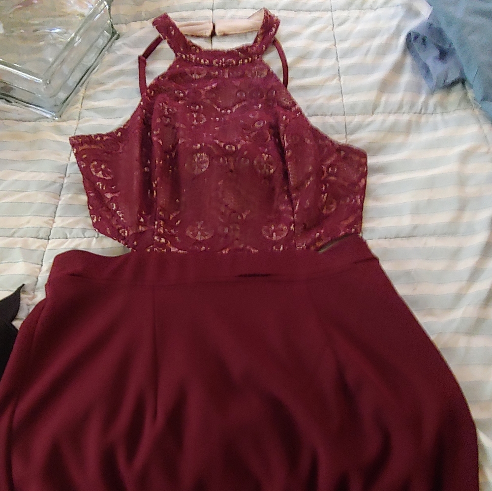 Tight Maroon dress